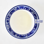 Arabesco Cobalt Blu cappuccino cup and saucer