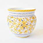 Arabesco Giallo small planter