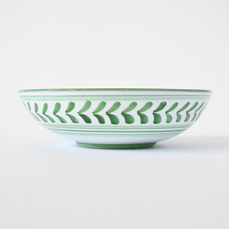 Arabesco Green bowl - 8"