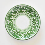 Arabesco Green cappuccino cup and saucer