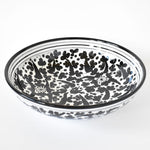 Arabesco Black serving bowl - 12"