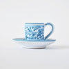 Arabesco Turquoise espresso cup and saucer