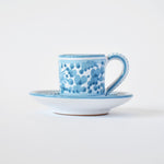 Arabesco Turquoise espresso cup and saucer