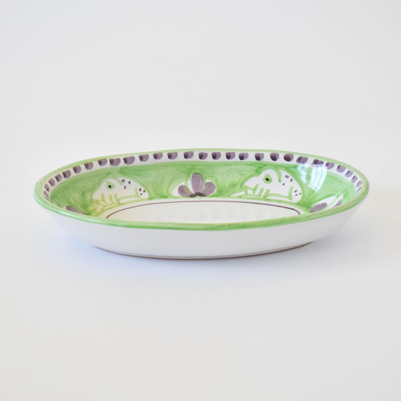 Frog medium oval dish