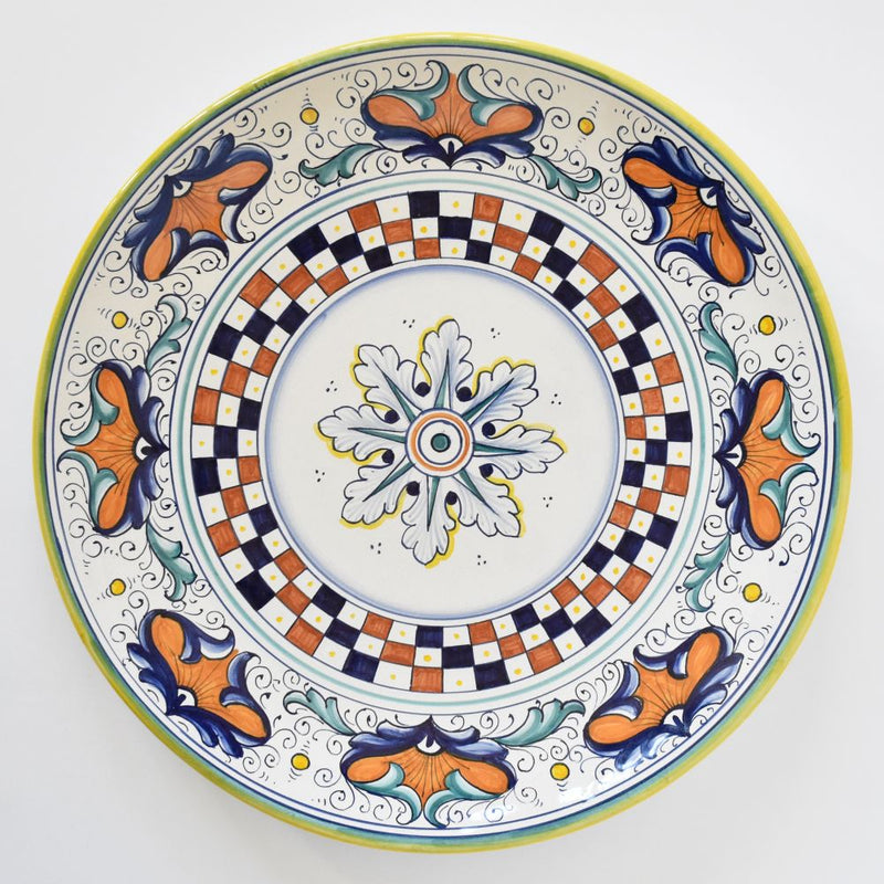 Geometrico Pavone round wall platter