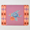 Lisa Corti Losanga Lilac cork-backed placemat - 30x40cm