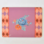 Lisa Corti Losanga Lilac cork-backed placemat - 30x40cm