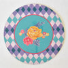 Lisa Corti Losanga Veronese round cork-backed placemat - 34cm