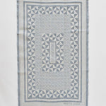 Tessitura Pardi Geometrico Navy kitchen towel