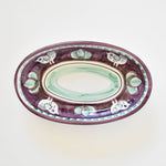 Purple Chicken medium oval dish