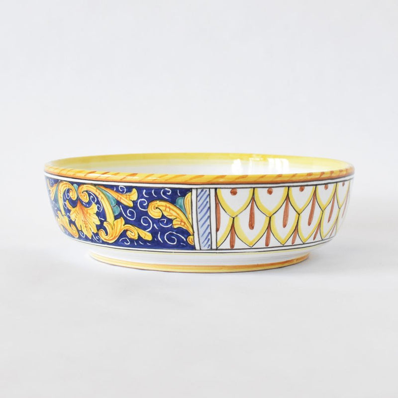 Quartieri Geometric serving/ pasta bowl - small, shallow