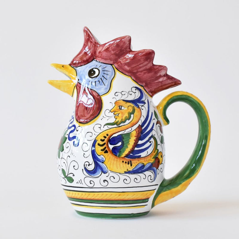 Raffaellesco 1L rooster pitcher