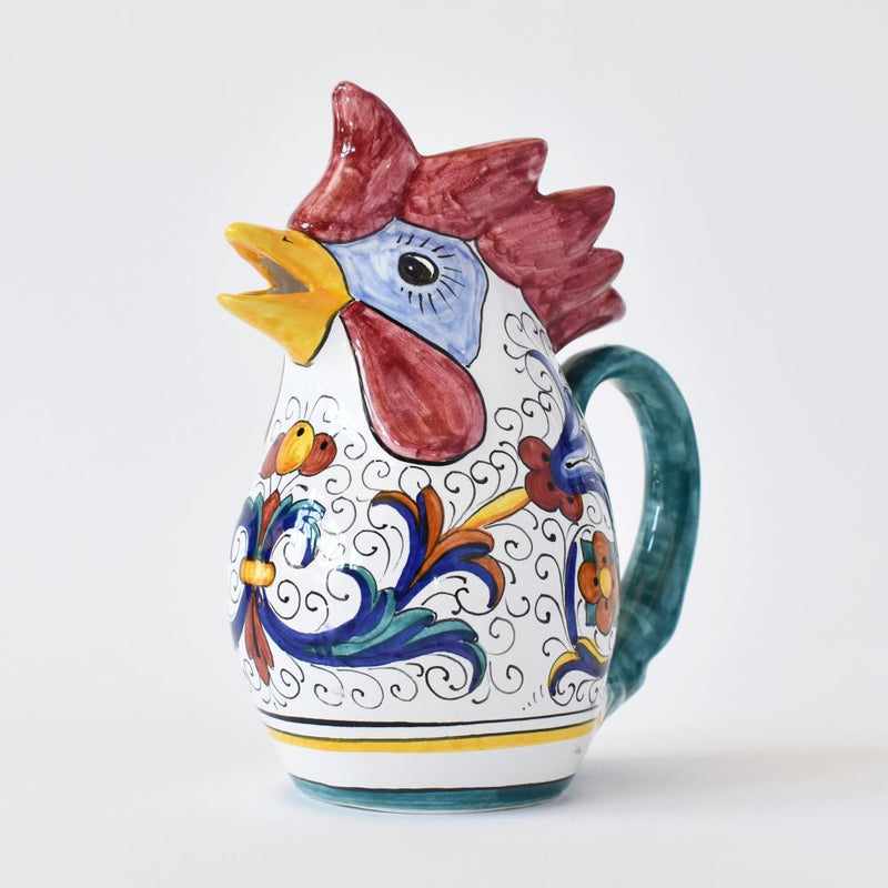 Ricco Deruta 1L rooster pitcher