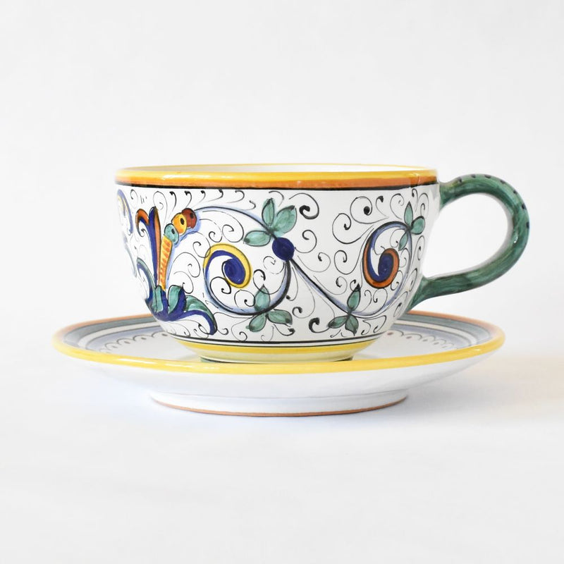 Ricco Deruta cappuccino cup and saucer