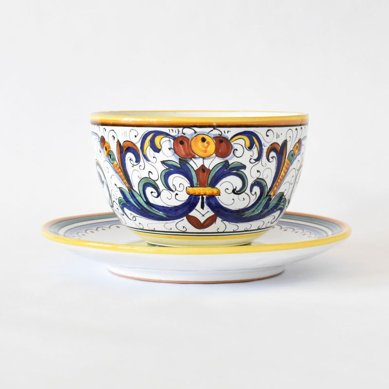 Ricco Deruta cappuccino cup and saucer